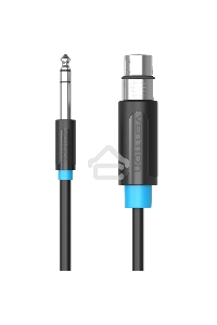 Кабель Vention аудио Jack 6.5 M/XLR F - 2м