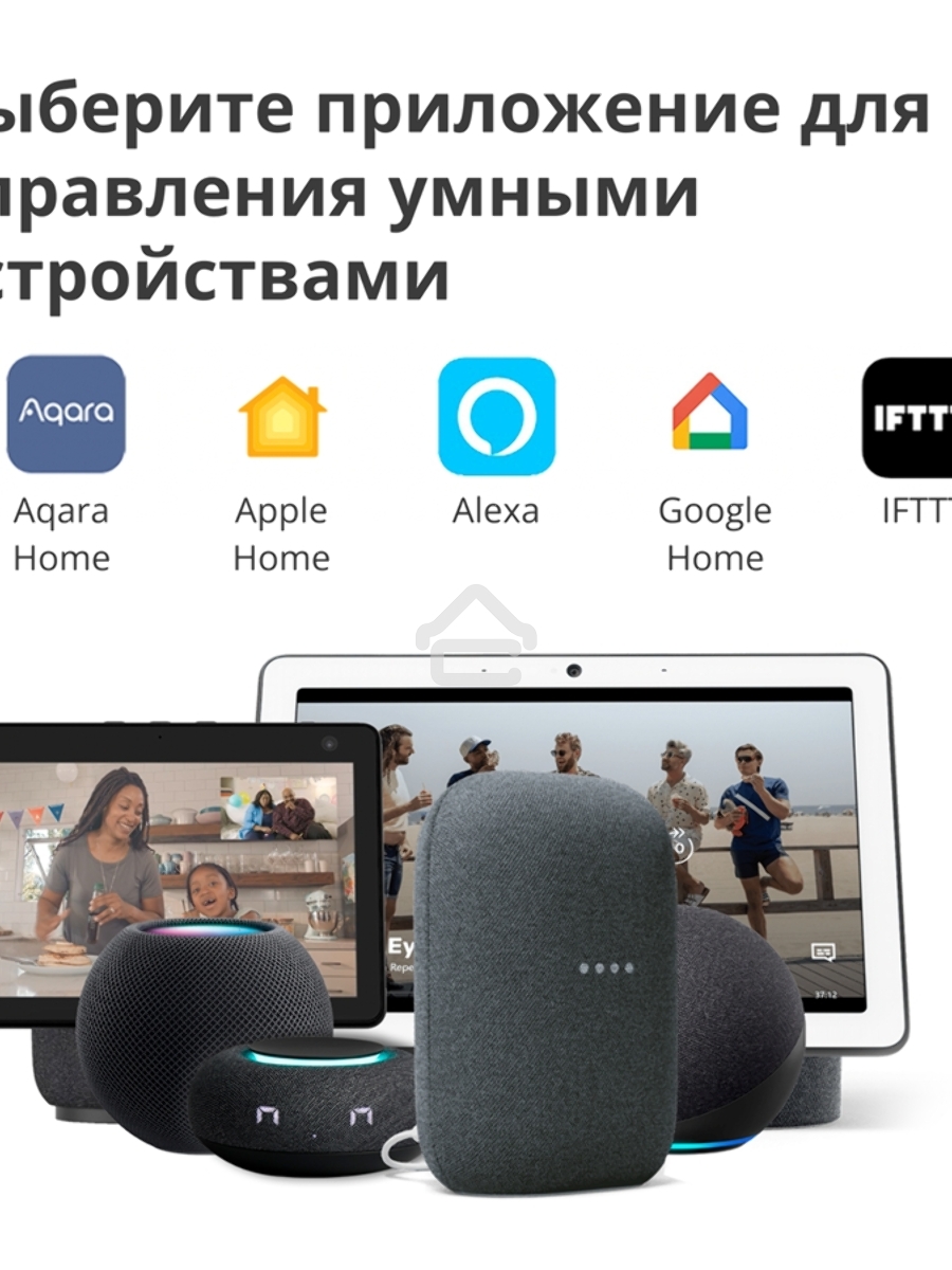 Камера AQARA Camera Hub G3/Камера+ управления/Управление жестами/Камера 360/2K 2304х1296p/Протокол связи:Zigbee/WiFi/Питание:USB-C/Цвет:белый CH-H03