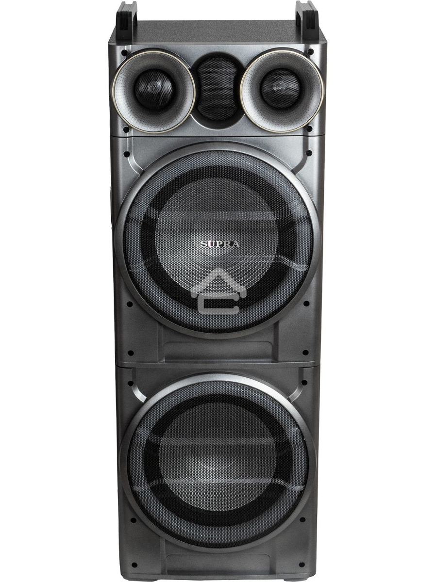 Минисистема SUPRA SMB-2150 черный 1200Вт FM USB BT SD (в комплекте: активн.+пассив.колонки)