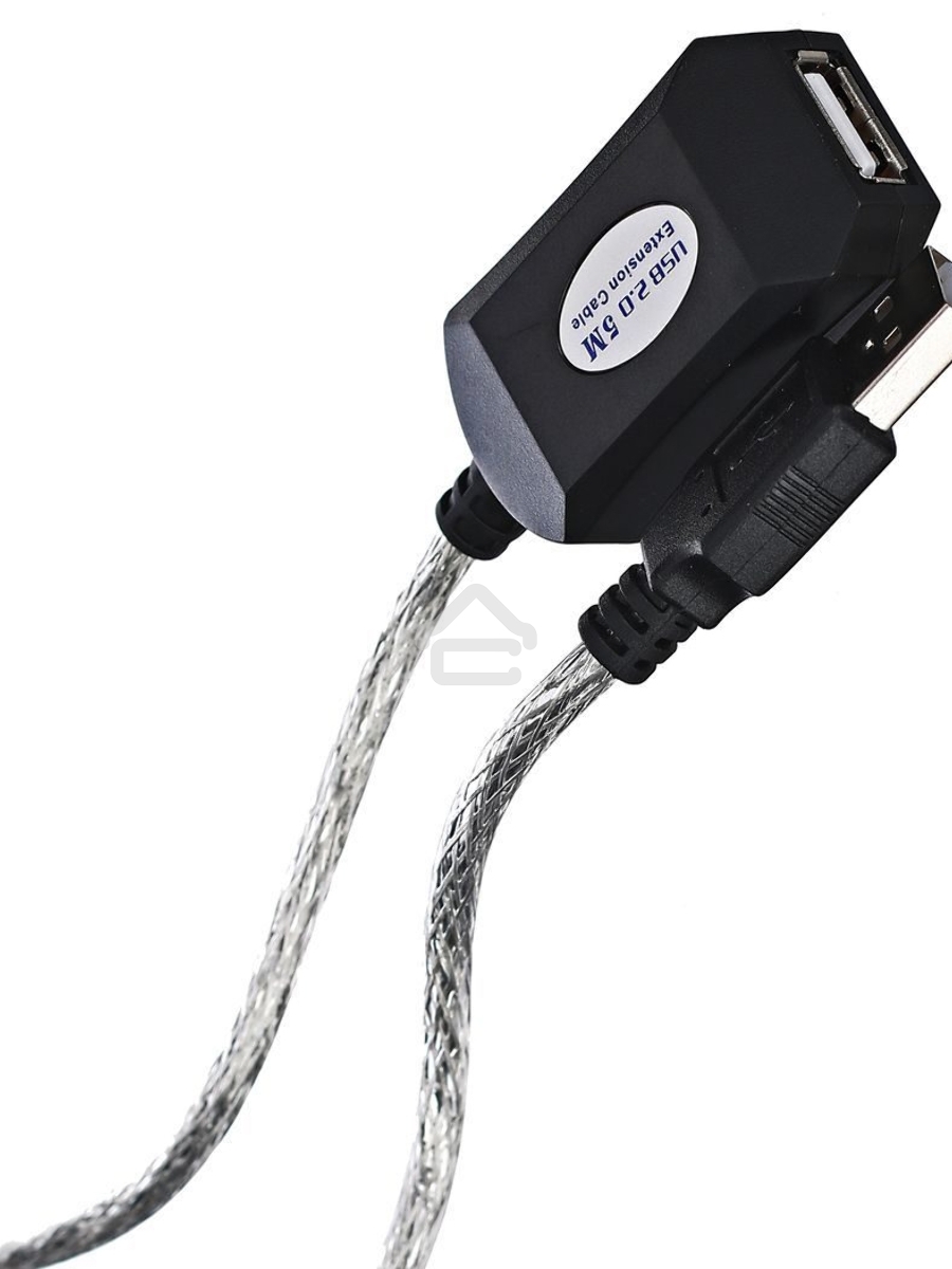 Кабель Aopen/Qust Кабель-адаптер USB2.0-repeater, удлинительный активный <Am-->Af> 5м (ACU823-5M) 6938510851314