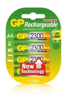 Аккумулятор GP 230AAHC AA NiMH 2300mAh (4шт)