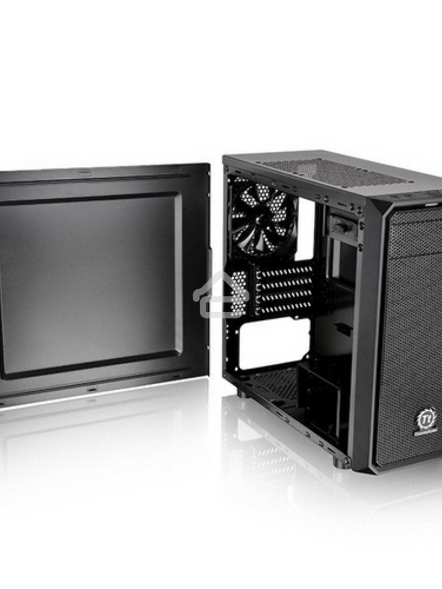 Корпус Thermaltake Versa H15 черный без БП mATX 4x120mm 1xUSB2.0 1xUSB3.0 audio bott PSU