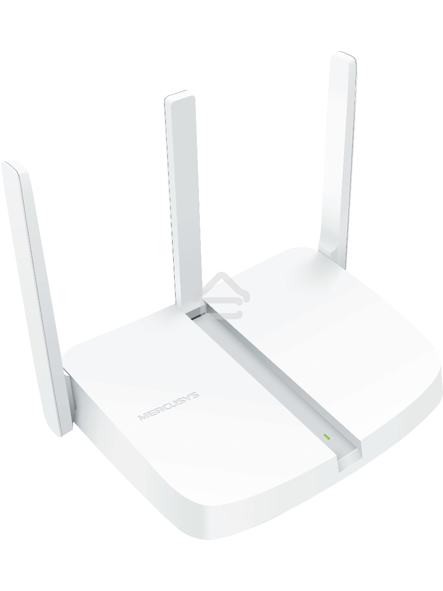 Маршрутизатор Mercusys MW305R Wi-Fi роутер 300 Мбит/с 2,4 ГГц, 1 порт WAN 10/100 Мбит/с + 4 порта LAN 10/100 Мбит/с, 2 фиксированные антенны