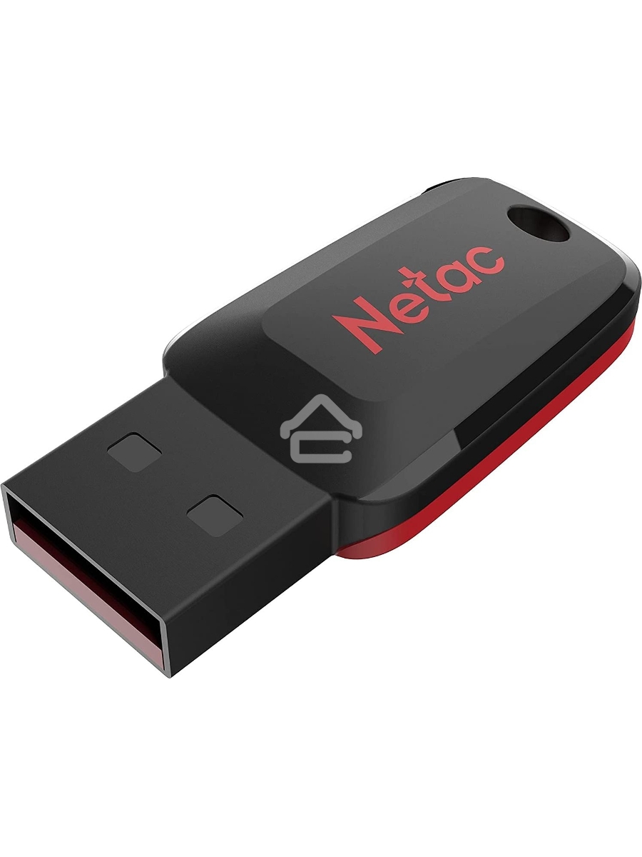 Флеш диск Netac U197 16Gb <NT03U197N-016G-20BK>, USB2.0, пластиковая, черная