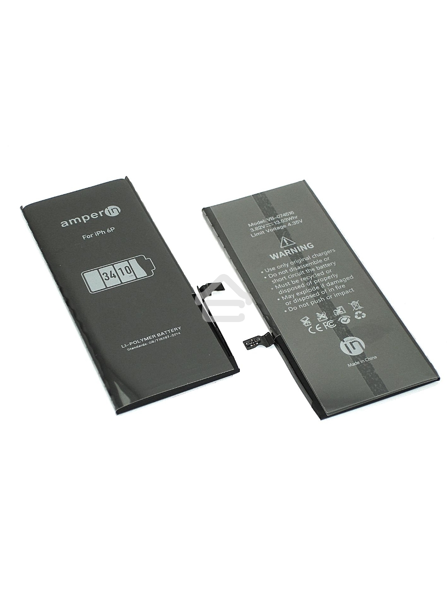 Аккумуляторная батарея Amperin для Apple iPhone 6 Plus 3,82V 3410mAh