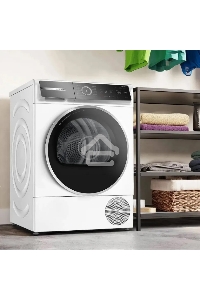 Сушильная машина Bosch Serie 8 WQB245B0ME белый, с английской панелью