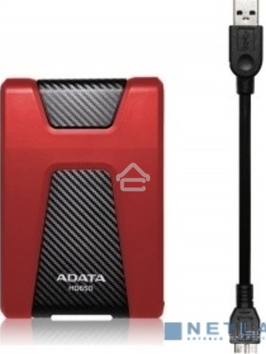 Внешний жесткий диск AData USB 3.1 2Tb AHD650-2TU31-CRD HD650 DashDrive Durable 2.5