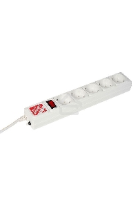 Сетевой фильтр Powercube SPG-B-10-WHITE 3м (5 розеток) белый (коробка)