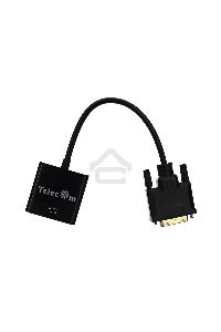 Кабель-переходник VCOM DVI-D 25M ---> VGA 15F  Telecom <TA491> Кабель-переходник DVI-D 25M ---> VGA 15F  Telecom <TA491>