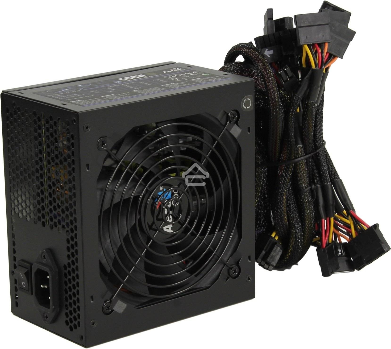 Блок питания Aerocool / Formula KCAS-500W PLUS RTL, 500Вт, 80 PLUS Bronze, 120мм, черный