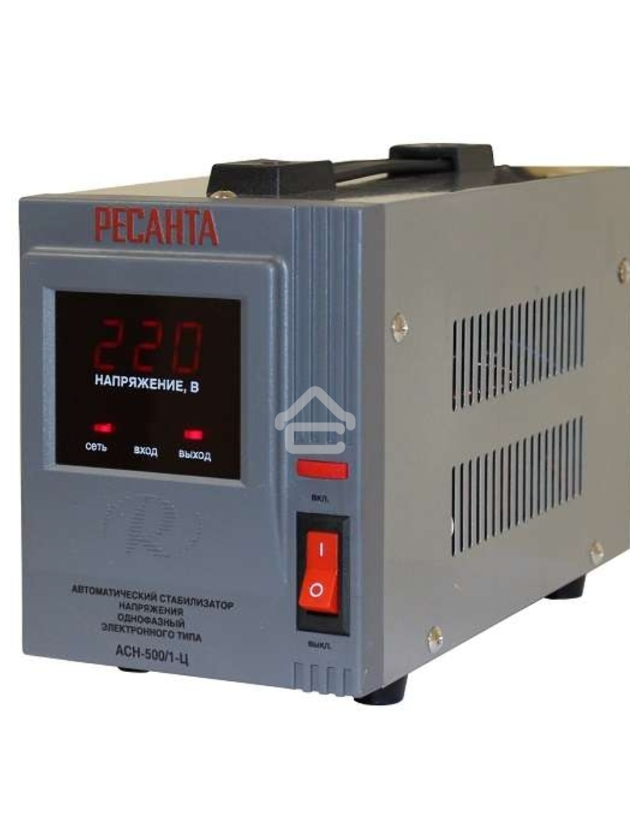 Стабилизатор напряжения Ресанта АСН- 500/1-Ц 63/6/1