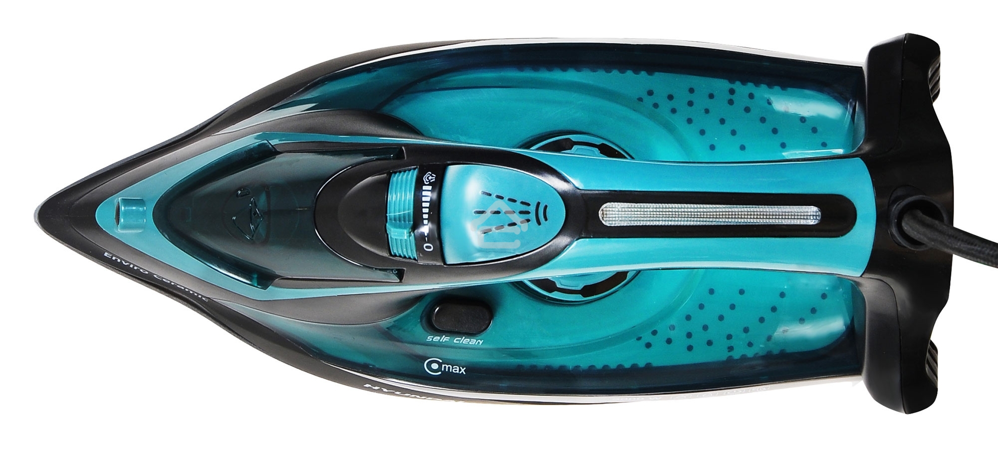 Утюг Hyundai H-SI01221 3000 Вт черный/зеленый