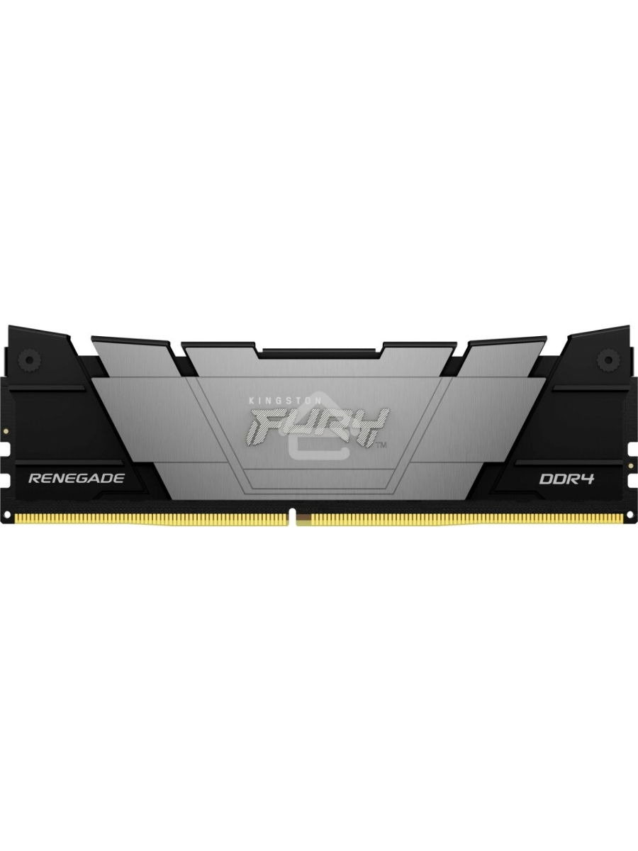 Оперативная память Kingston Fury Renegade, DDR4, 16GB (1x16GB), 3200MHz, CL16, DIMM, с радиатором, серый/черный