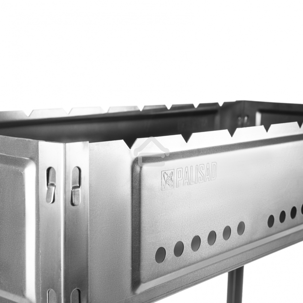 Мангал с ребрами жесткости 700x300x700 мм, Camping Palisad