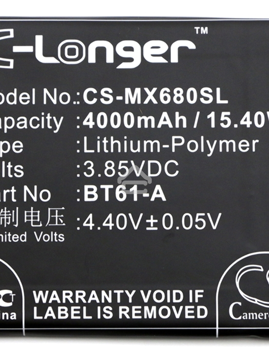 Аккумулятор CameronSinoCS-MX680SL BT61-A для MeiZu M3 Note3.85V / 4000mAh / 15.40Wh