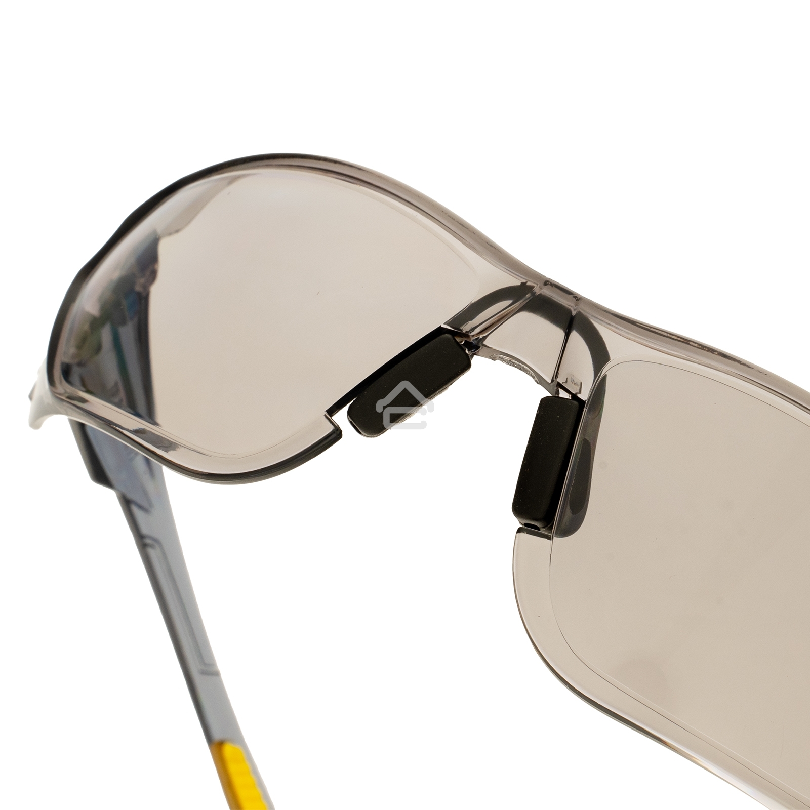 Очки защитные Denzel открытые, поликарбонатные, дымчатая линза