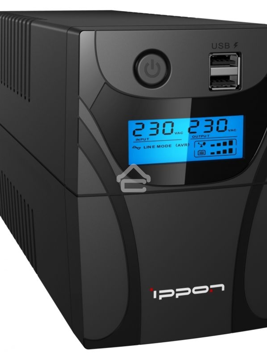 Источник бесперебойного питания Ippon Back Power Pro II 800 480Вт 800ВА черный