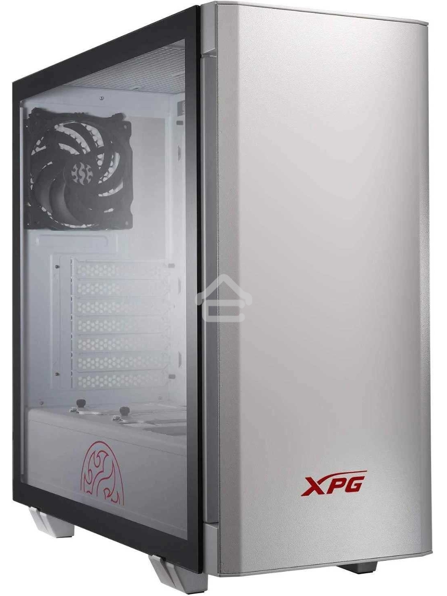 Компьютерный корпус XPG INVADER-WHITECOLOR BOXWORLDWIDE (ATX, подсветка ARGB, 2 вентилятора 120мм, стеклянная боковая панель, ,белый)