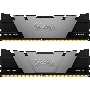 Оперативная память Kingston Fury Renegade, DDR4, 32GB (2x16GB), 3200MHz, CL16, DIMM, с радиаторами, серый/черный