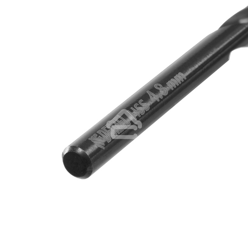 Сверло по металлу Denzel 4,8 мм, HSS-Tin, Golden Tip, 10 шт.