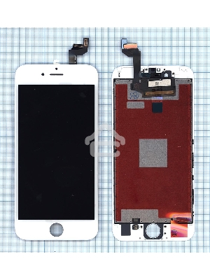Дисплей для iPhone 6S в сборе с тачскрином (Hancai) белый