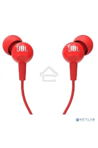Наушники JBL Гарнитура  C100si  красный