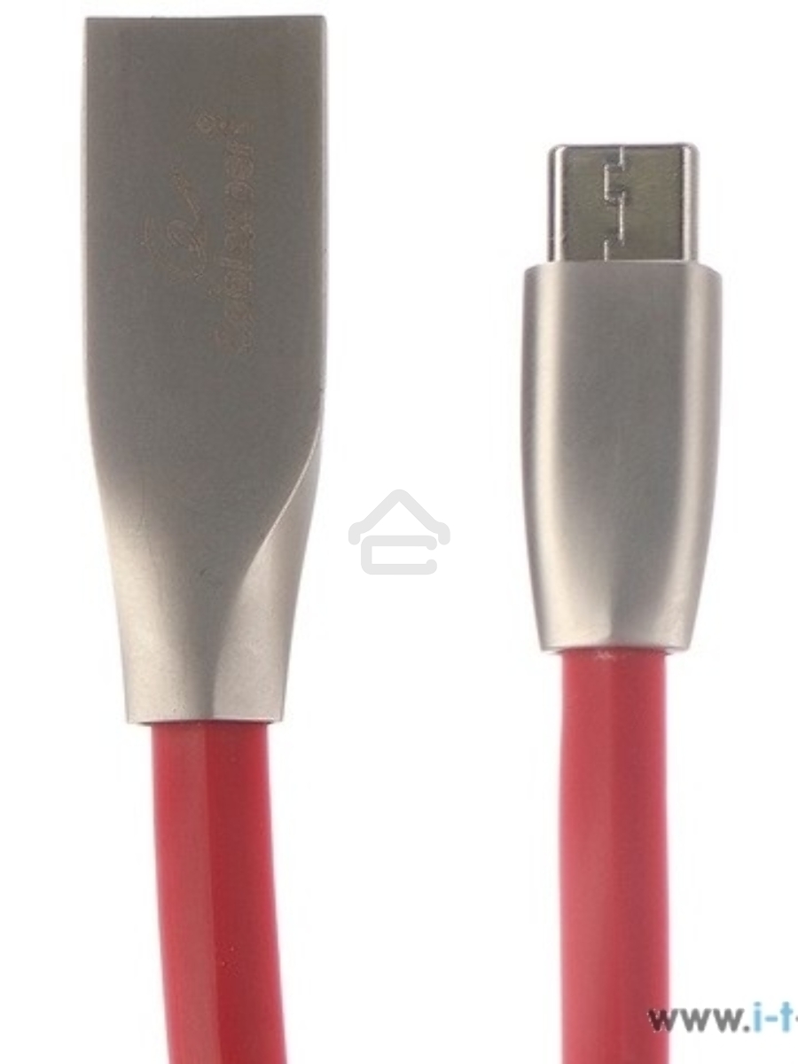 Кабель USB 2.0 Cablexpert CC-G-USBC01R-1M, AM/Type-C, серия Gold, длина 1м, красный, блистер