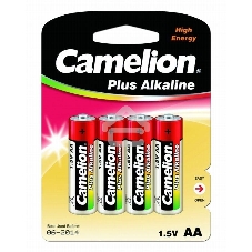 Элемент питания алкалиновый Camelion LR LR6 BL-4 (блист.4шт) 1.5 В