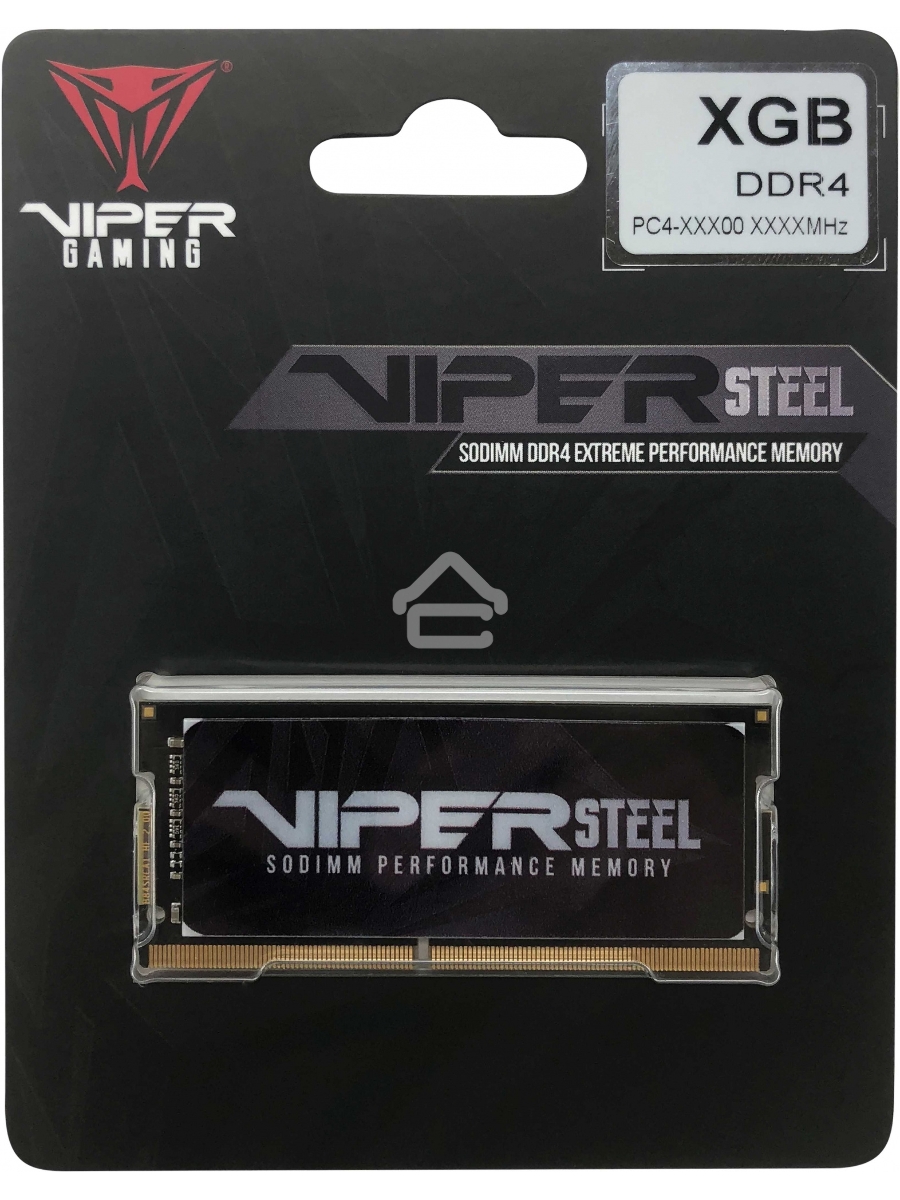 Оперативная память Patriot Viper Steel, DDR4, 32GB (1x32 GB), 2400 MHz, CL15, SO-DIMM