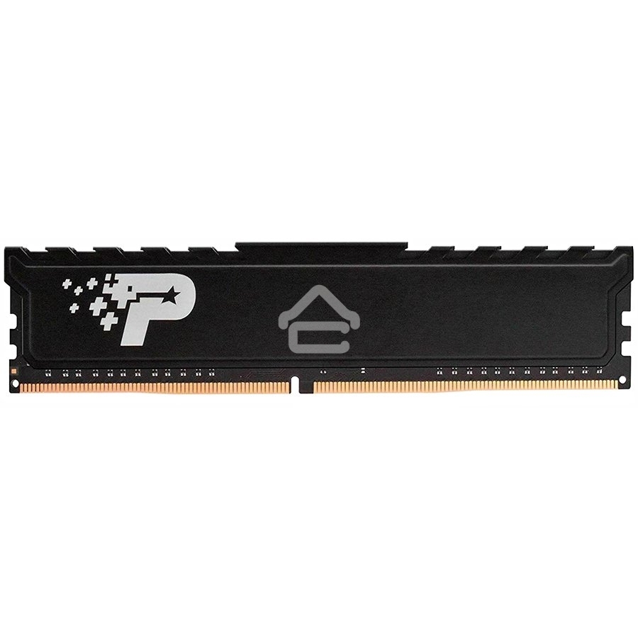 Оперативная память Patriot Signature Premium, DDR4, 8GB (2x4 GB), 2666 MHz, CL19, DIMM, радиатор, черный