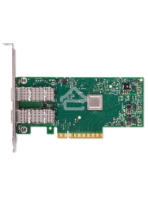Сетевая карта ConnectX-4 Lx EN network interface card, 25GbE dual-port SFP28, PCIe3.0 x8, tall bracket, SR-IOV, TCP/UDP, MPLS, VxLAN, NVGRE, GENEVE, iSER, NFS RDMA, SMB Direct, ROHS R6