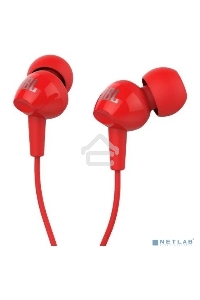 Наушники JBL Гарнитура  C100si  красный