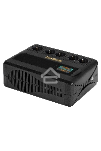 Источник бесперебойного питания ExeGate NEO Smart BU-600.LCD.AVR.5SH <600VA/360W, цветной LCD-дисплей, AVR, 5*Schuko, Black>