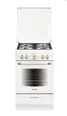 Плита газовая Gefest ПГ 5100-02 0185 белый, конфорок 4 шт, духовка 52 л, 50 см x 85 см x 58.5 см
