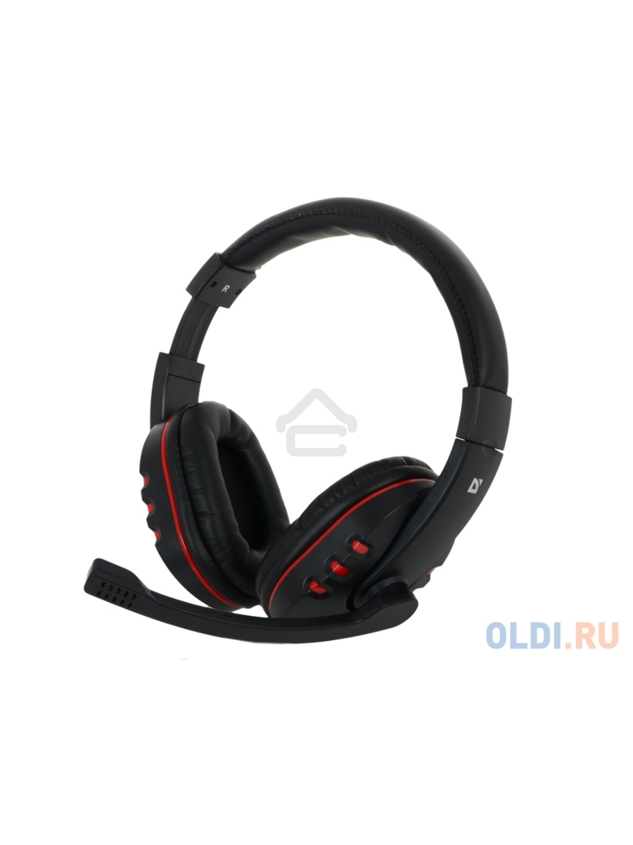 Наушники Defender Warhead G-160 черный, кабель 2,5 м