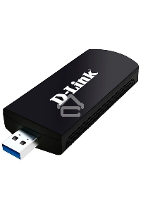 Адаптер D-Link DWA-192/RU/B1A Wireless AC1750 Dual-band USB Adapter, 802.11a/b/g/n / 802.11ac, 2.4 GHz / 5 GHz