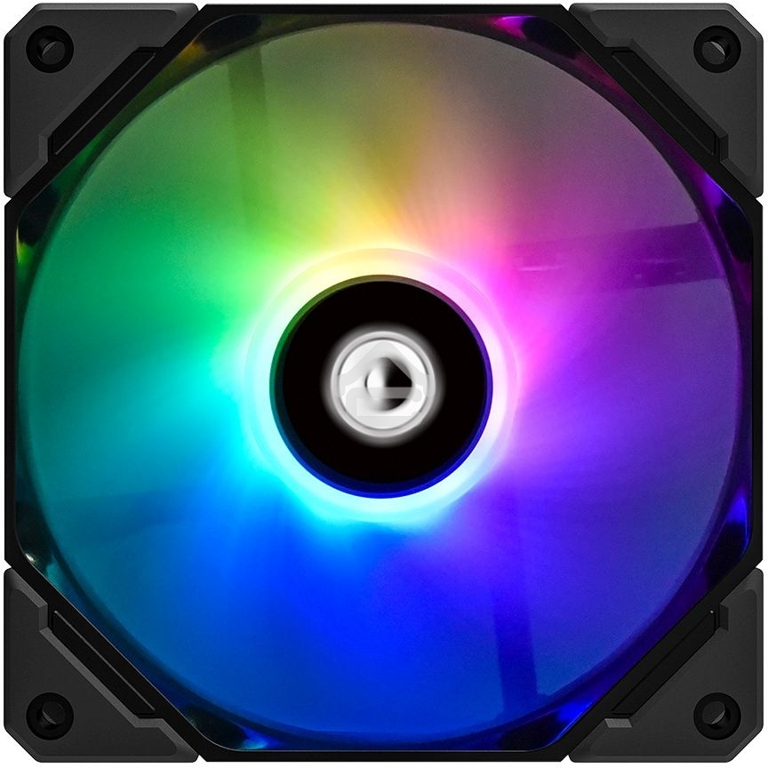 Вентилятор для корпуса ID-Cooling TF-12025-ARGb черный, 120 мм, 1500 об/мин, 30.5 дБ, 4 pin