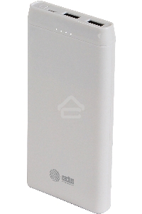 Мобильный аккумулятор Cactus CS-PBFSMT-10000 10000mAh 2.1A 2xUSB белый