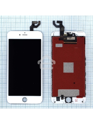 Дисплей для Apple iPhone 6S Plus в сборе с тачскрином (AAA) белый