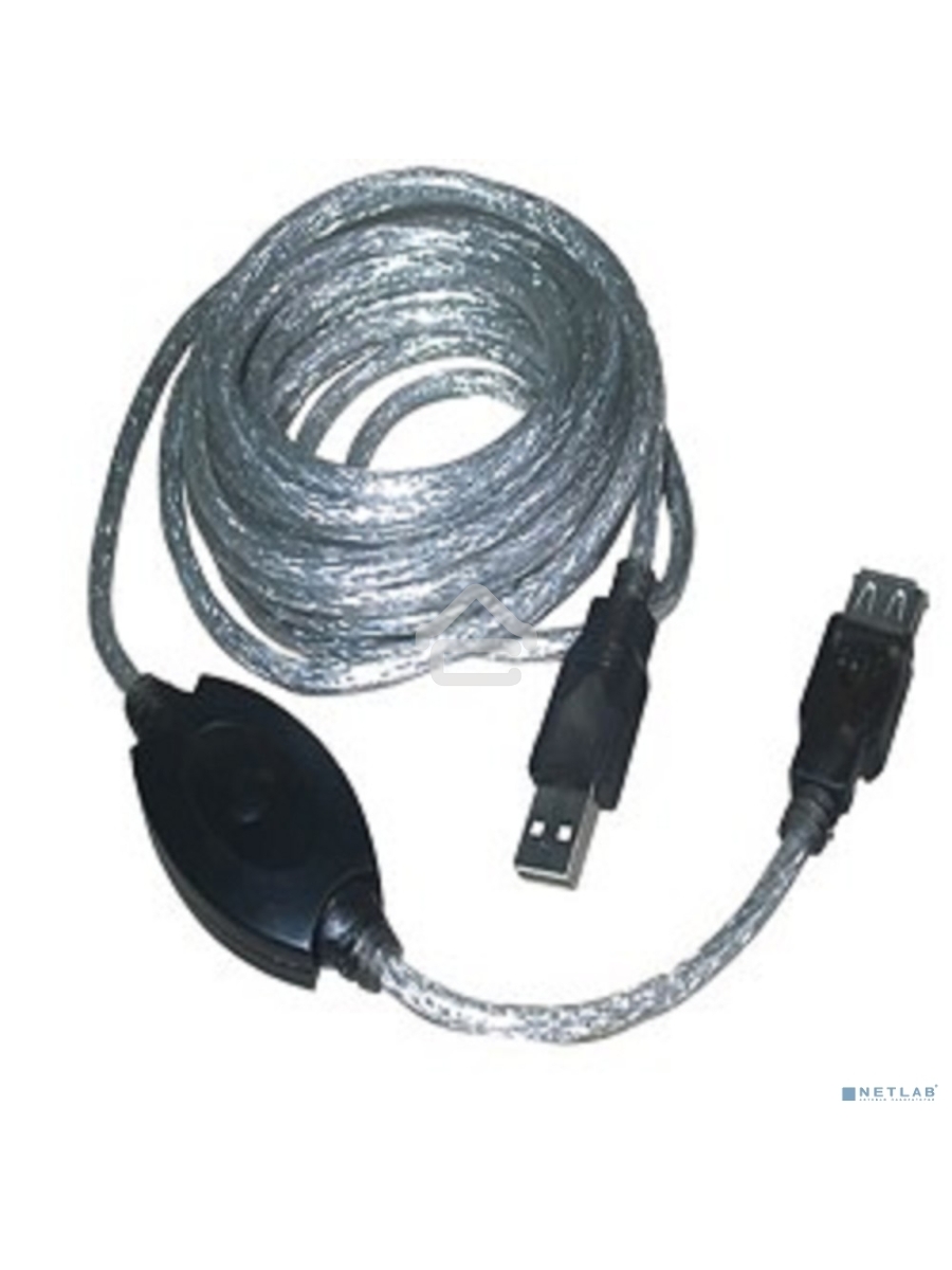 Кабель VCOM VUS7049-5M USB2.0-repeater, удлинительный активный <Am-->Af> 5м