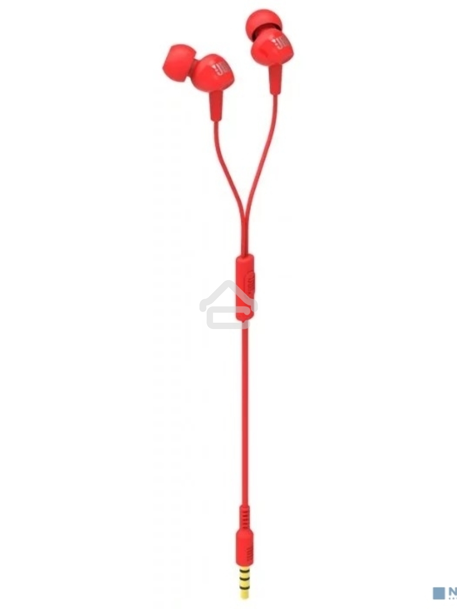 Наушники JBL Гарнитура C100si красный