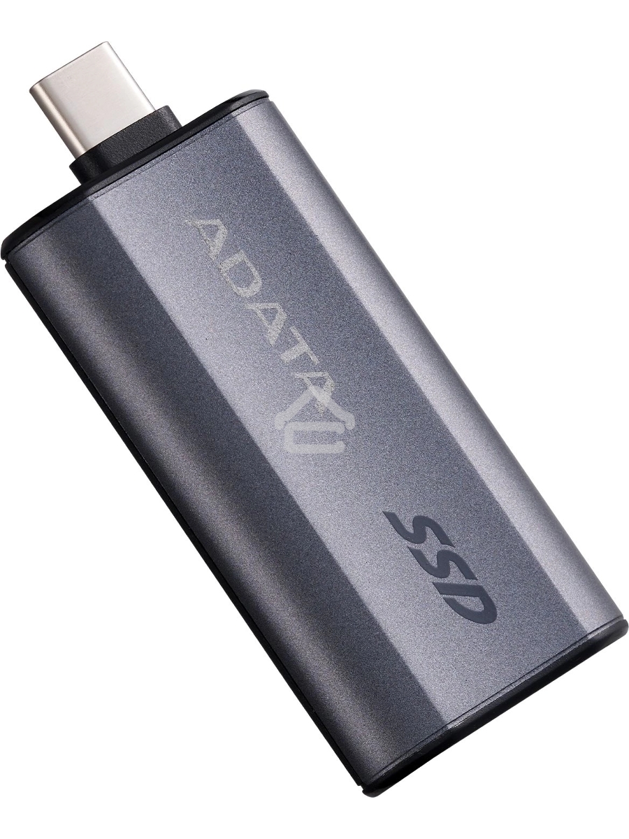 Твердотельный диск A-DATA External SC750 серый SC750-2000G-CCBK 2TB USB 3.2 Gen 2 Type-C, [R/W -1050/1000 MB/s]
