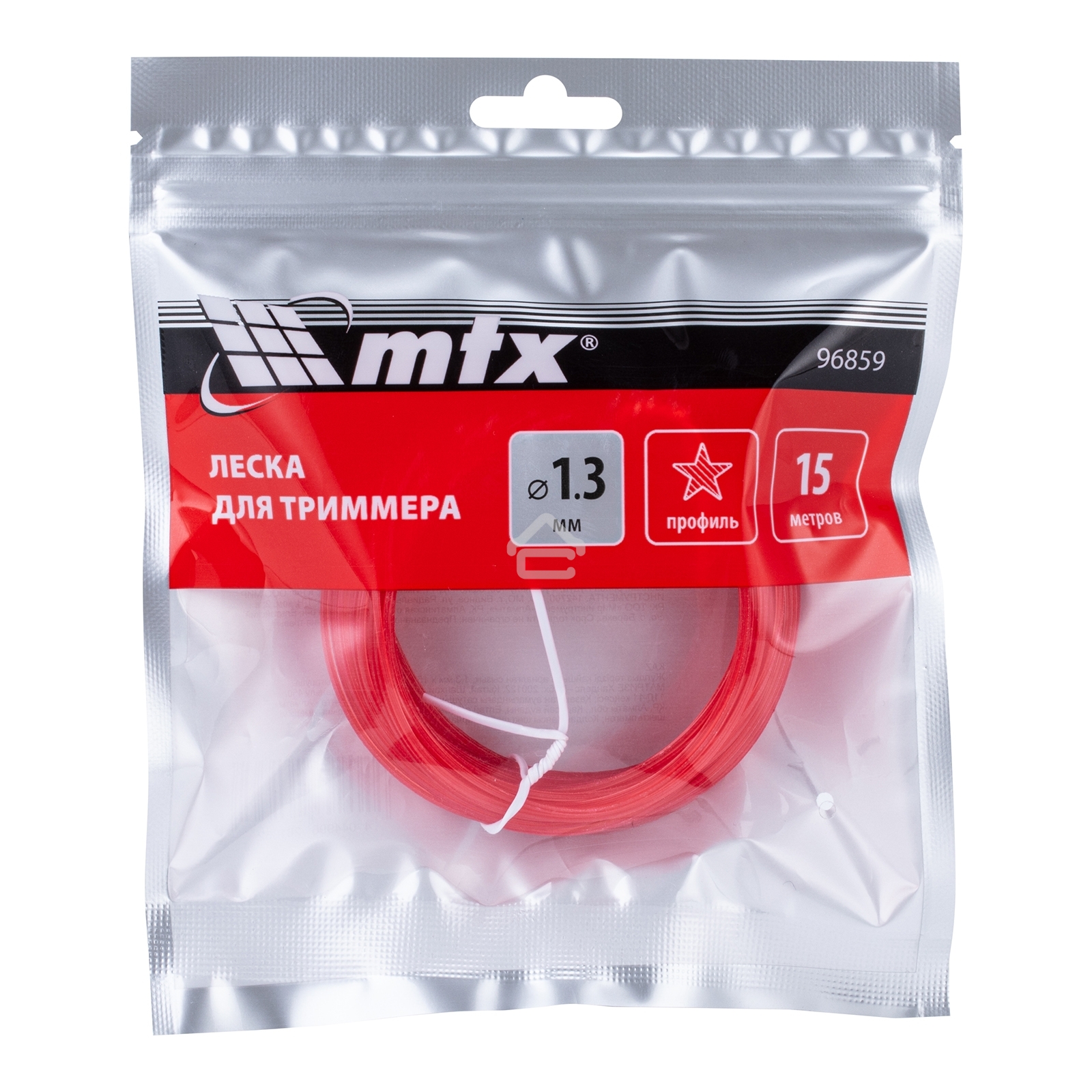 Леска для триммера MTX звезда 1,3 мм х 15 м