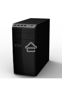 Компьютерный корпус InWin POWERMAN ES726BK USB 3.0 (Mini Tower, mATX, 450W PM-450ATX, USBx2, USB 3.0x2 + Audio, черный) <6120259>