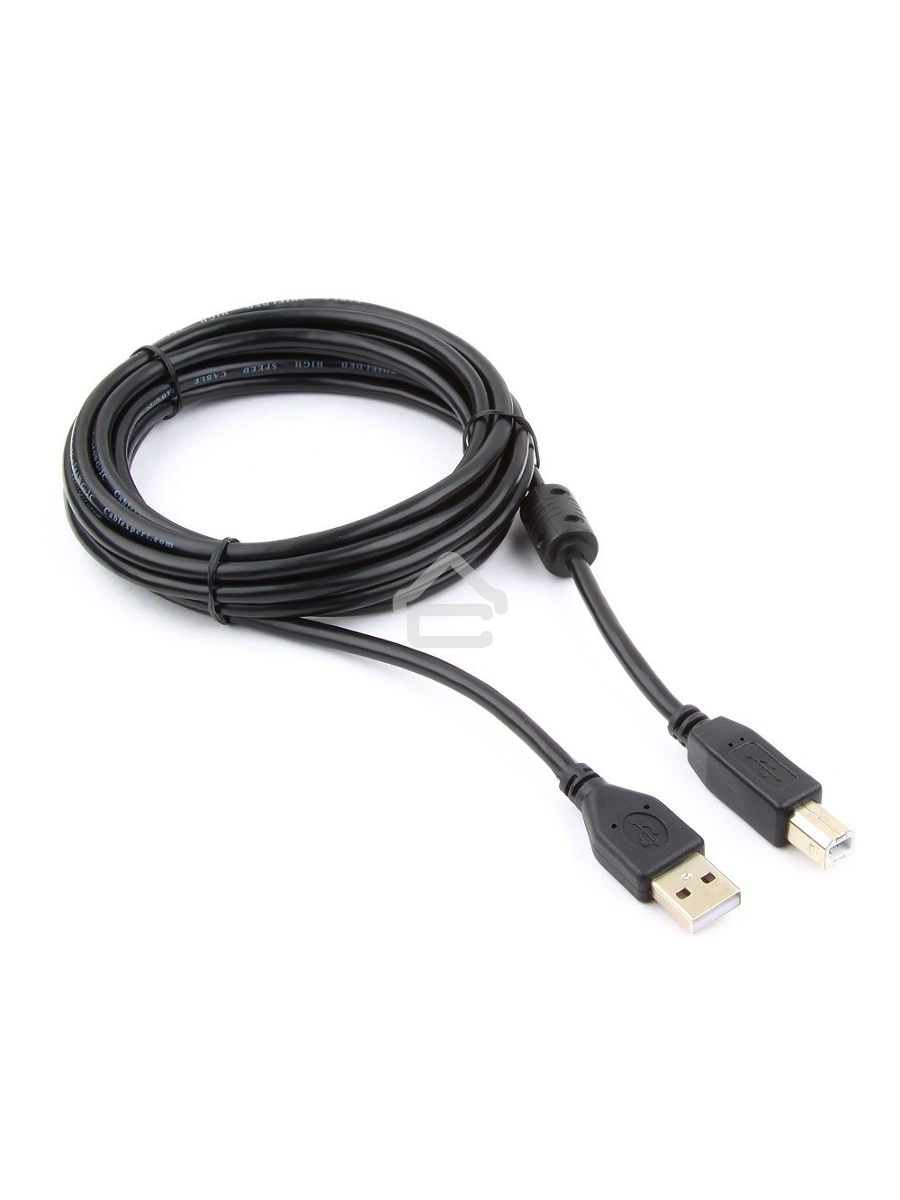 Кабель Gembird CCF-USB2-AMBM-10 USB 2.0 кабель PRO для соед. 3.0м AM/BM позол.конт., фер.кол., пакет