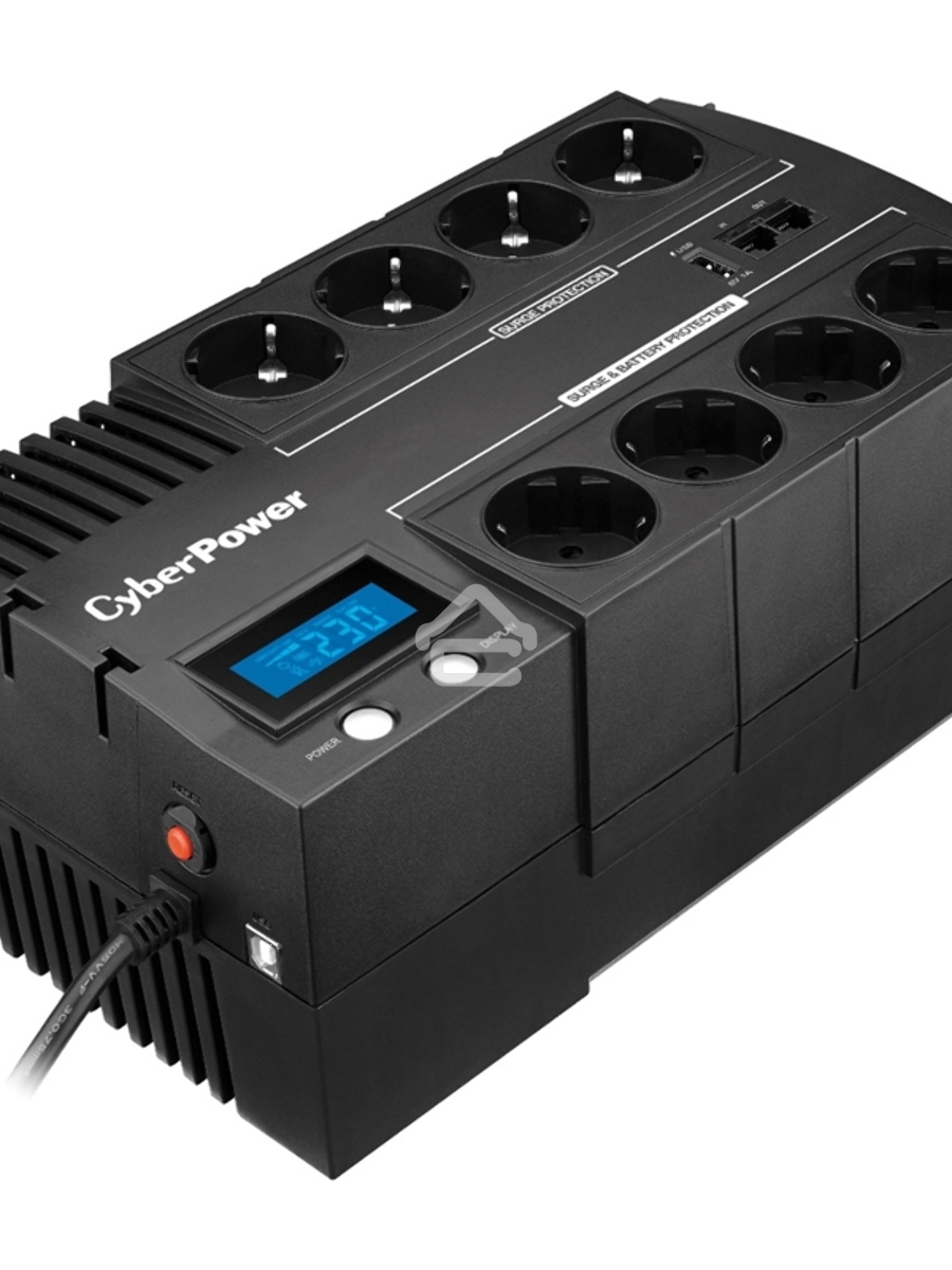 Источник бесперебойного питания CyberPower BR700ELCD 700VA/420W USB/RJ11/45 (4+4 EURO)
