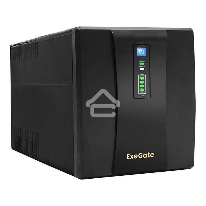 Источник бесперебойного питания ExeGate EP212521RUS Power Back UNB-1500<1500VA, Black, 4 евророзетки>