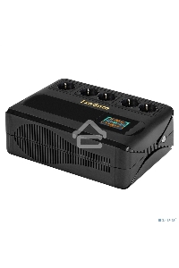 Источник бесперебойного питания ExeGate NEO Smart BU-1000.LCD.AVR.5SH <1000VA/500W, цветной LCD-дисплей, AVR, 5*Schuko, Black>