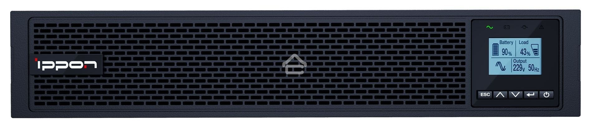 Источник бесперебойного питания Ippon Innova RT II 1000 900Вт 1000ВА черный