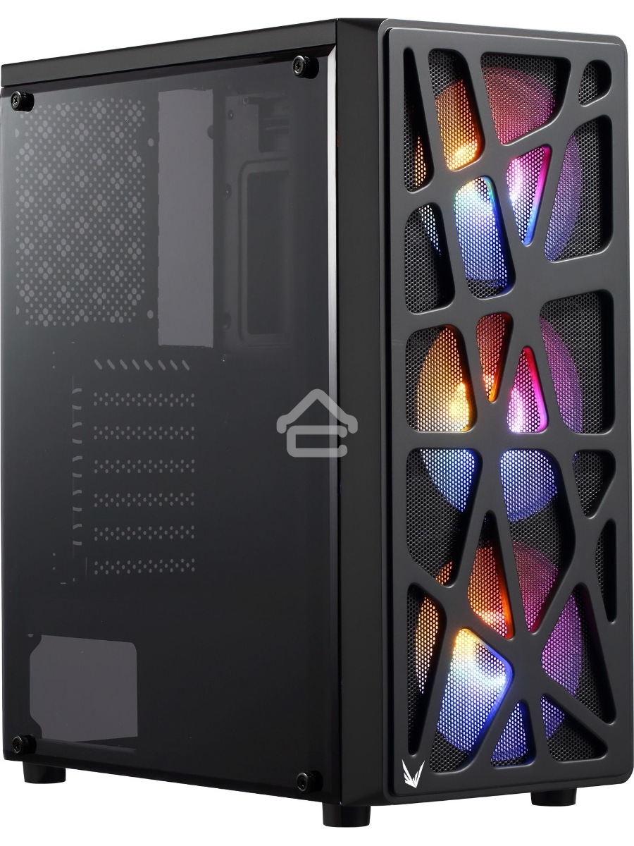 Компьютерный корпус Aerocool / Formula MANA черный без БП ATX 6x120mm 2xUSB2.0 1xUSB3.0 audio bott PSU